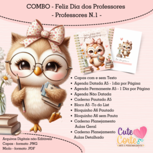 COMBO – PROFESSORES N.1 - CORUJINHA - 2025