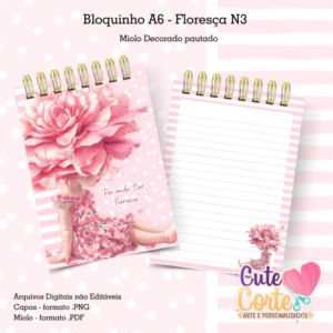 Bloquinho A6 - Floresça N3