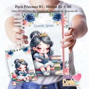 Pack - Princesa N2 - A5 + A6 – 5 miolos (cópia)