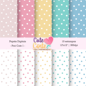 Kit Digital – Poá Cute – N1