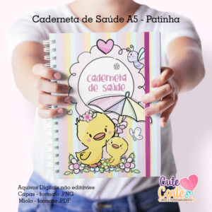 Caderneta de Saúde - 3 Capas / 1 Miolo - PATINHA
