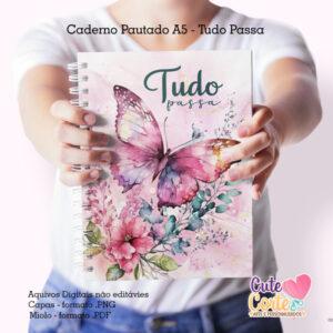 Caderno A6  - Tudo Passa