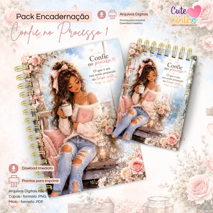Confie no Processo N1 - Caderno Pautado A5 + Bloquinho A6 + Extras - Imagem 5