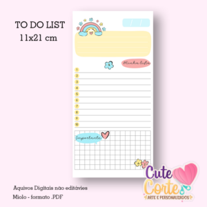 Acredite - To do List 11x21cm
