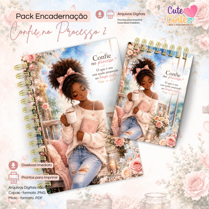 Confie no Processo N2 - Caderno Pautado A5 + Bloquinho A6 + Extras - Imagem 2
