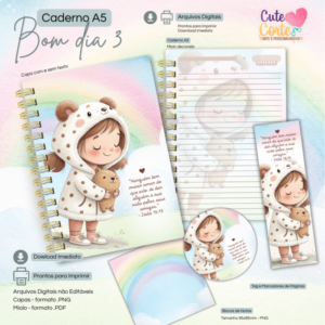Bom Dia N3 - Caderno Pautado A5 + Extras