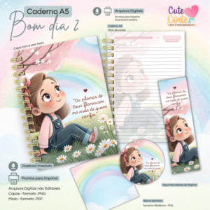 Bom Dia N2 - Caderno Pautado A5 + Extras