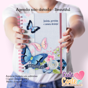Beautiful - Caderno A5 + Bloquinho A6