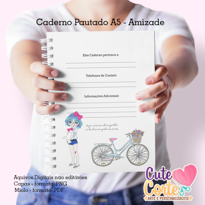 Amizade - Caderno A5 + Bloquinho A6 - Imagem 2