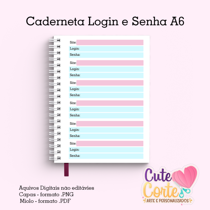 Amizade - Caderneta Logins e Senhas A6 - Imagem 2