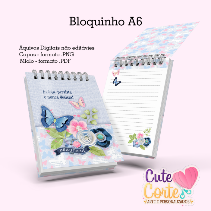 Beautiful - Caderno A5 + Bloquinho A6 - Imagem 4
