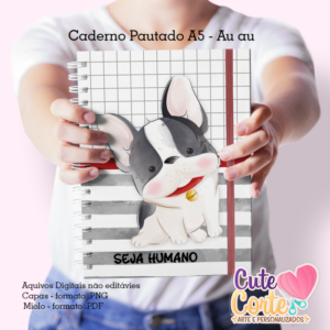 Au Au - Caderno A5 + Bloquinho A6
