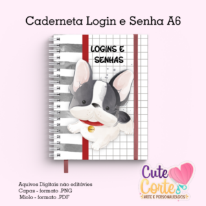 Au Au - Caderneta Logins e Senhas A6