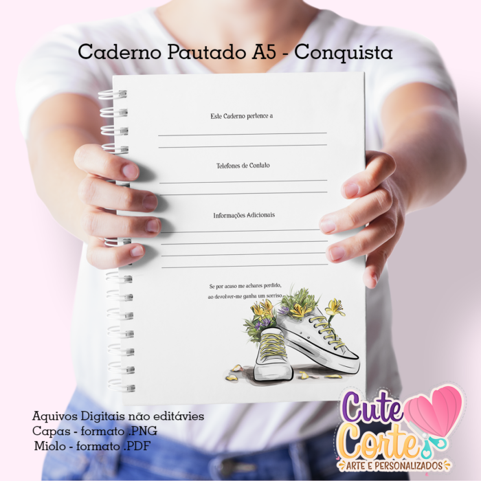 Conquista - Caderno A5 + Bloquinho A6 - Imagem 2