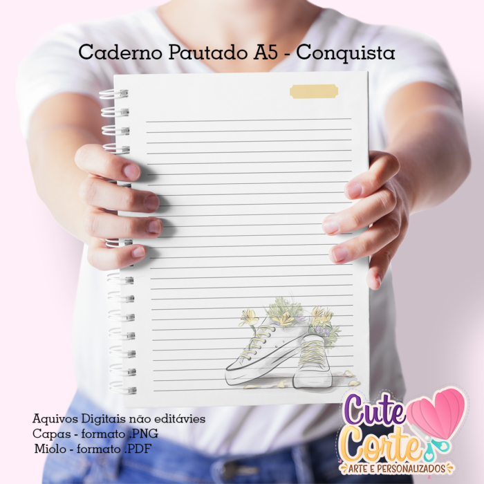 Conquista - Caderno A5 + Bloquinho A6 - Imagem 3