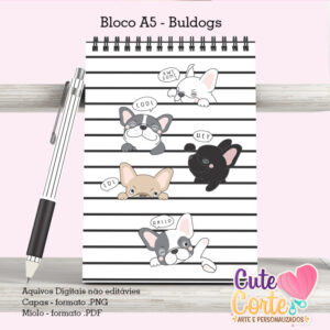 Buldogs - Bloco de Tarefas A5