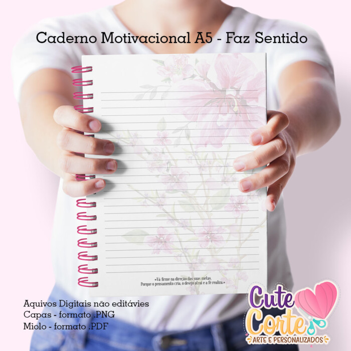 Faz Sentido 1 - Caderno Motivacional A5 + Bloquinho A6 - Imagem 3