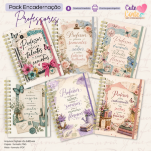 Pack Professores N1 - Caderno Pautado A5  + Bloquinho A6 + Extras