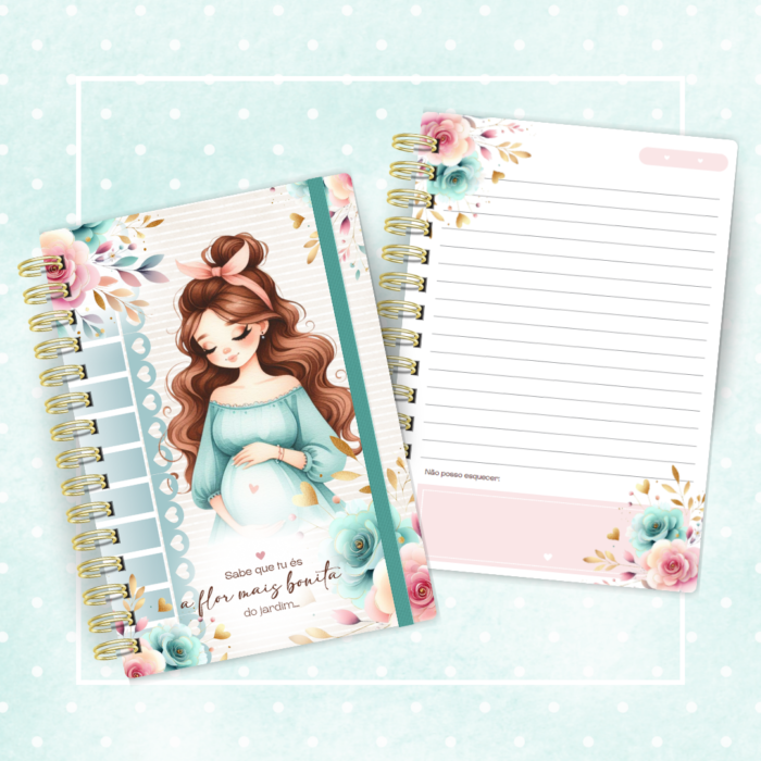 Caderno A5 _ A Flor Mais Linda - Imagem 2